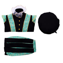Halloweez Court Noble Men's Costume - Elizabethan Prince Ensemble with Hat | Medieval Collection - Halloweez