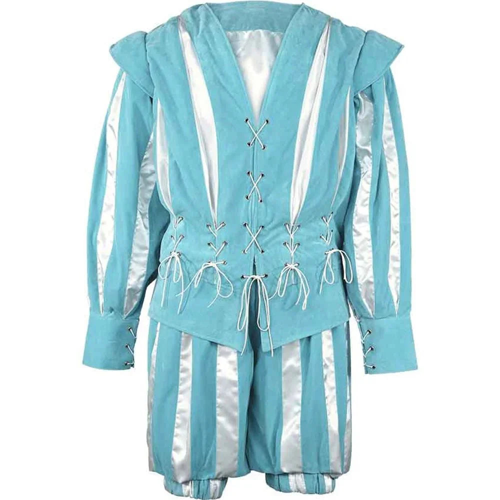 Halloweez Tudor Elizabethan Prince Costume - Elegant Baroque Suit for Men | Medieval Collection - Halloweez