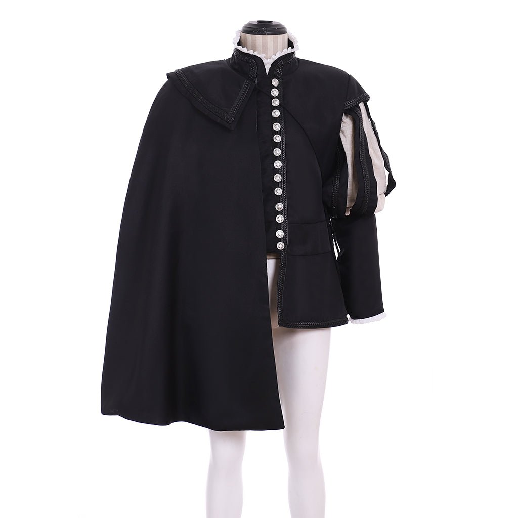 18th Century Noble Prince Military Uniform with Cape - Halloweez Renaissance Costume - Halloweez