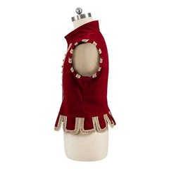 Halloweez Tudor Prince Red Vest - Authentic Medieval Renaissance Royal Nobleman Costume for Men - Halloweez