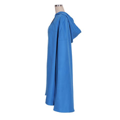 Halloweez Daenerys Targaryen Cosplay Costume with Blue Dress and Cape for Women - Halloweez