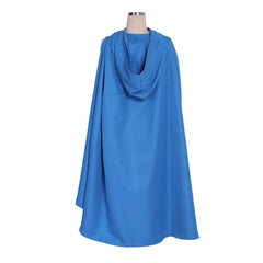 Halloweez Daenerys Targaryen Cosplay Costume with Blue Dress and Cape for Women - Halloweez