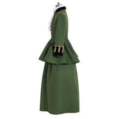 Elegant Victorian Green Knight Dress | Halloweez Women Cosplay for Masquerade & Everyday Style - Halloweez