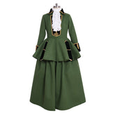 Elegant Victorian Green Knight Dress | Halloweez Women Cosplay for Masquerade & Everyday Style - Halloweez