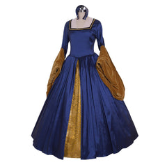 Elegant Halloweez Renaissance Dress | Elizabeth Tudor Inspired Blue Cosplay Costume for Women - Halloweez