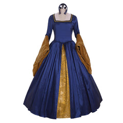 Elegant Halloweez Renaissance Dress | Elizabeth Tudor Inspired Blue Cosplay Costume for Women - Halloweez