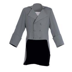 Elegant Victorian High-Waist Tailcoat | Men's Fall Front Jacket | Halloweez Medieval Series - Halloweez