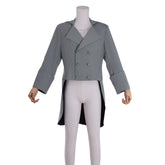 Elegant Victorian High-Waist Tailcoat | Men's Fall Front Jacket | Halloweez Medieval Series - Halloweez