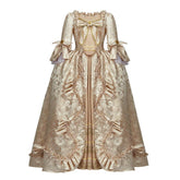 Elegant Victorian Rococo Princess Dress - Women's 3/4-Sleeve Maxi Gown for Halloweez, Parties, Performances - Halloweez