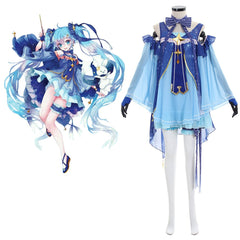 Halloweez Hatsune Miku Snow Miku Cosplay Costume - Halloweez