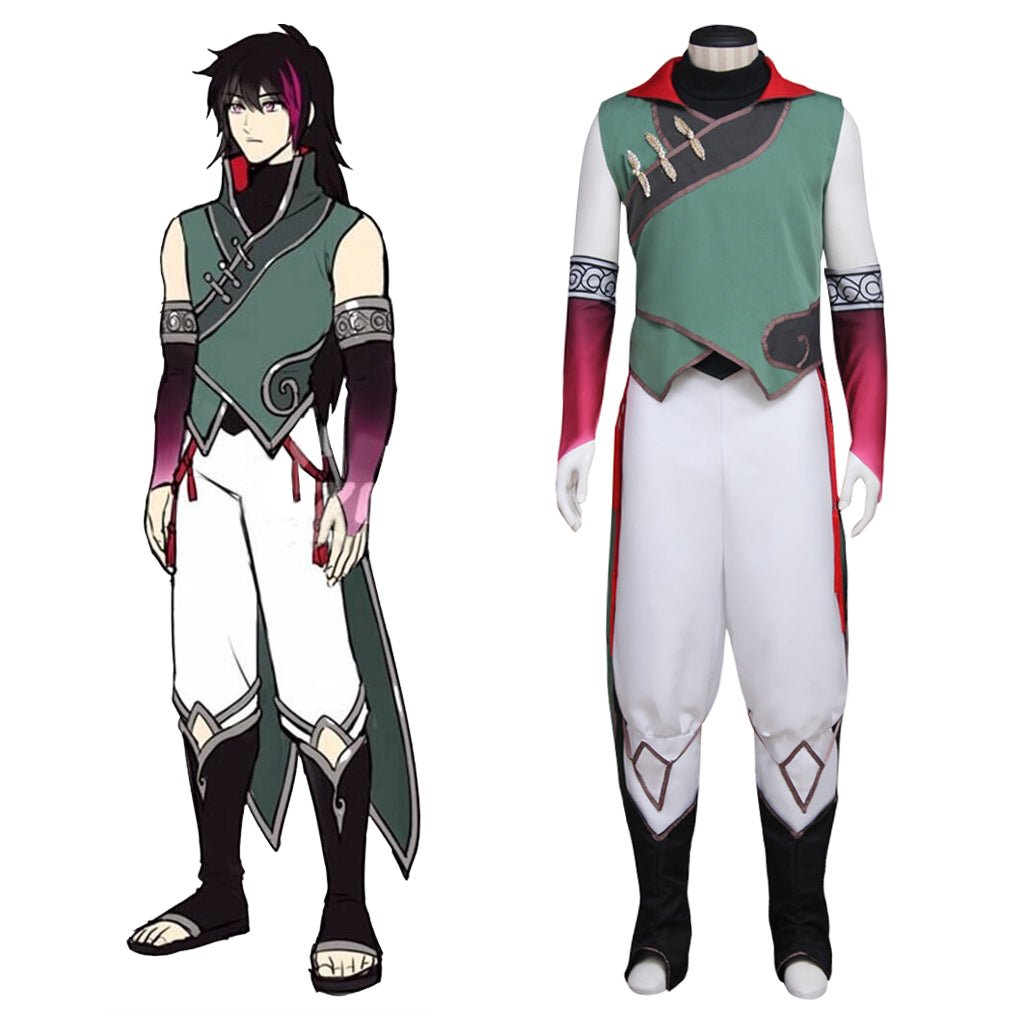 Halloweez RWBY Volume 4 Lie Ren Cosplay Costume - Unleash Your Inner Warrior - Halloweez