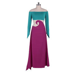 Halloweez Witch Cornelia Hale Cosplay Costume – Alluring Short Top & Long Skirt Ensemble for Women - Halloweez