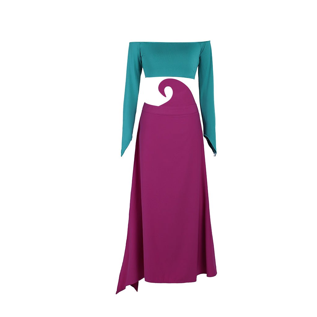 Halloweez Cornelia Hale Cosplay Costume – Alluring Short Top & Long Skirt Ensemble for Women - Halloweez