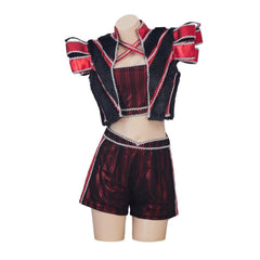 Women's Anna of Cleves Costume | SIX Musical Cosplay Full Set | Queen Stage Play Dance Dress | Halloweez Jacket & Shorts - Halloweez