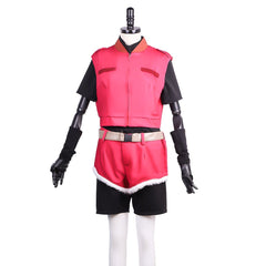 Women Halloweez Evil Cosplay Claire Redfield Outfit with Coat, Shirt & Shorts - Halloweez