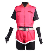 Women Halloweez Evil Cosplay Claire Redfield Outfit with Coat, Shirt & Shorts - Halloweez
