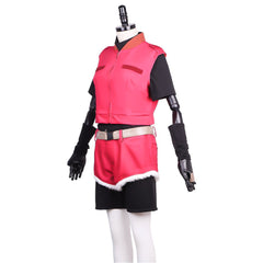 Women Halloweez Evil Cosplay Claire Redfield Outfit with Coat, Shirt & Shorts - Halloweez