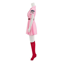 Women's Halloween Dottie Costume | Pink Baseball League Cosplay Set - Halloweez