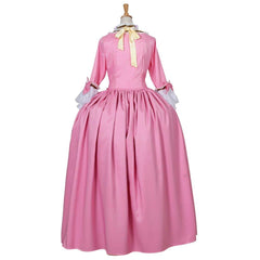 Women's Halloweez Gothic Evening Rococo Ball Gown Pink Dress | Victorian, Renaissance, Colonial, Princess Style - Halloweez