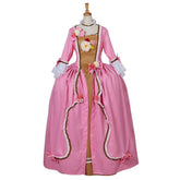 Women's Halloweez Gothic Evening Rococo Ball Gown Pink Dress | Victorian, Renaissance, Colonial, Princess Style - Halloweez