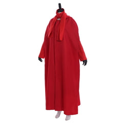 Women's Halloweez Handmaid's Tale Costume - Red Hooded Cloak Robe for Halloween - Halloweez