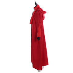 Women's Halloweez Handmaid's Tale Costume - Red Hooded Cloak Robe for Halloween - Halloweez