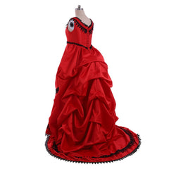 Women’s Elegant Victorian Southern Belle Bustle Dress | Gothic Vampire Costume by Halloweez - Halloweez