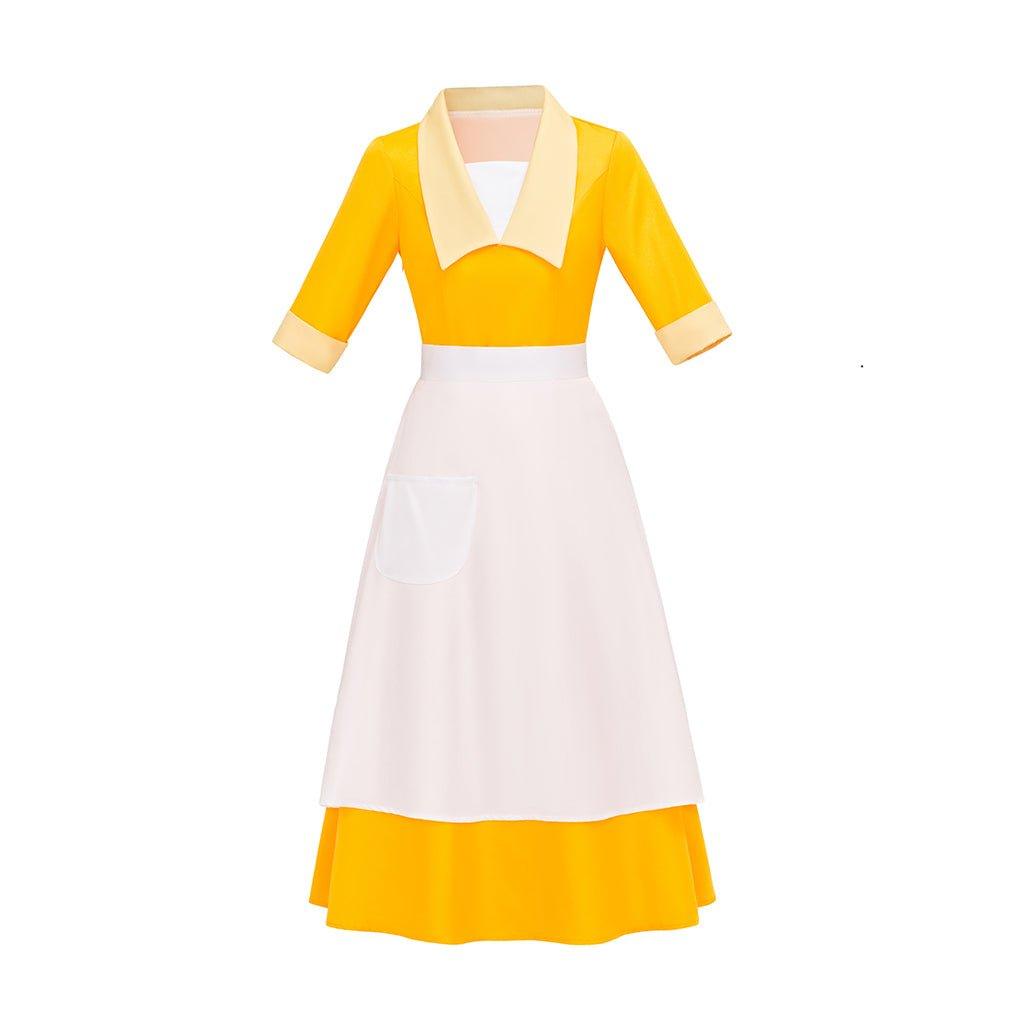 Women's Halloweez Housemaid Cosplay Costume | Frog Waitress Dress for Halloween Parties - Halloweez