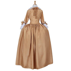 Women's Halloweez Rococo Ball Gown | Elegant Victorian Yellow Dress | Colonial Era Princess Costume - Halloweez