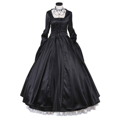 Elegant Women’s Victorian Ball Gown | Gothic Vampire Renaissance Costume by Halloweez - Halloweez