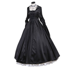 Elegant Women’s Victorian Ball Gown | Gothic Vampire Renaissance Costume by Halloweez - Halloweez