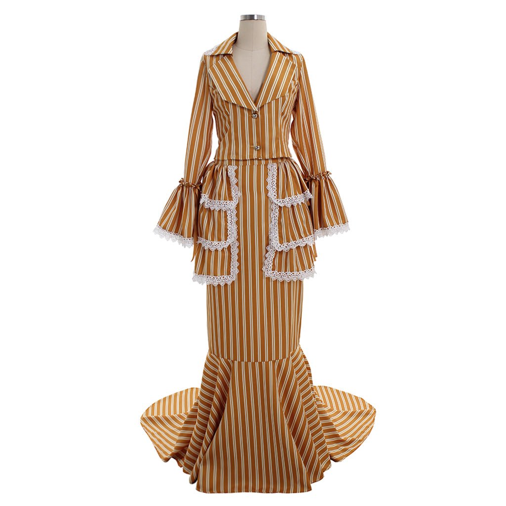 Women's Victorian Steampunk Skirt Dress Costume | Halloweez Edwardian Suit Coat & Skirt for Cosplay - Halloweez