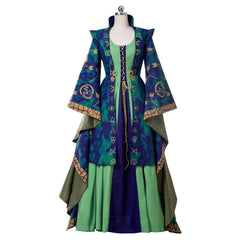 Women's Halloweez Winifred Sanderson Cosplay Costume | Green Witch Robe - Halloweez