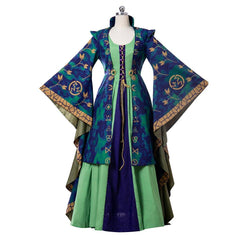 Women's Halloweez Winifred Sanderson Cosplay Costume | Green Witch Robe - Halloweez