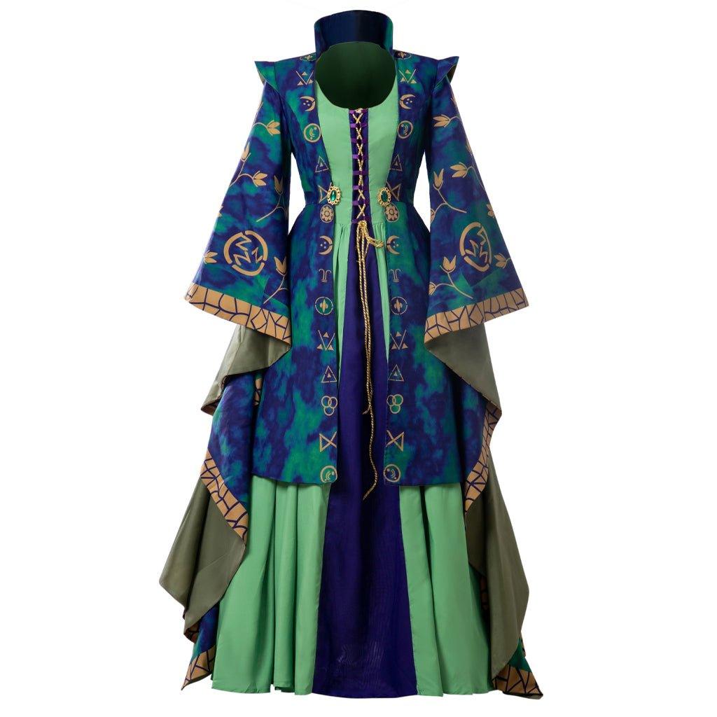 Women's Halloweez Winifred Sanderson Cosplay Costume | Green Witch Robe - Halloweez