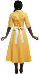 Women's Yellow Halloweez Waitress Dress | Perfect for Cosplay and Halloween Roleplay - Halloweez