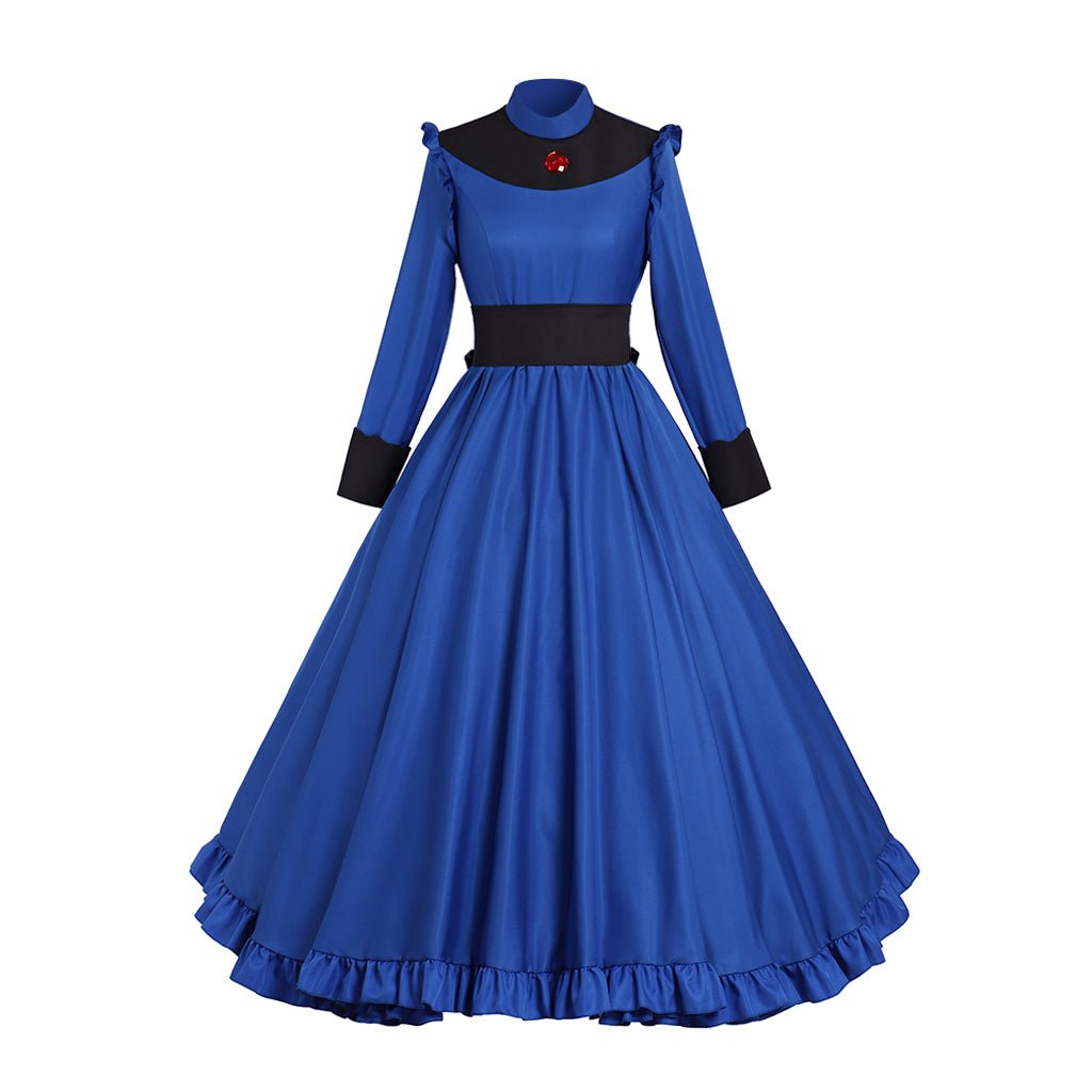 Halloweez Grandma Blue Cosplay Costume - Spirited Away Yubaba Outfit - Halloweez