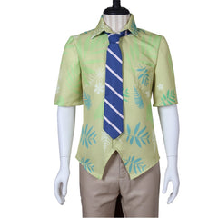 Halloweez Nick Wilde Zootopia Cosplay Uniform Full Set - Complete Halloween Suit with Ears and Tail - Halloweez