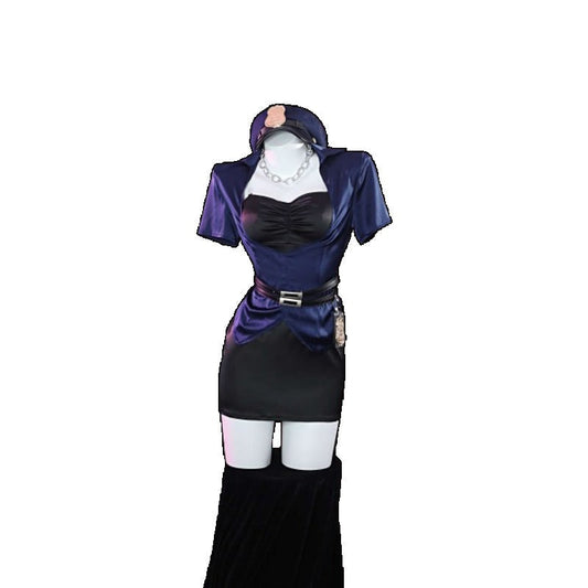 Marin Kitagawa in her iconic police uniform cosplay from My Dress-Up Darling
