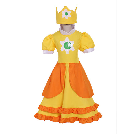 Princess Daisy Cosplay Costume from Mario Party 5