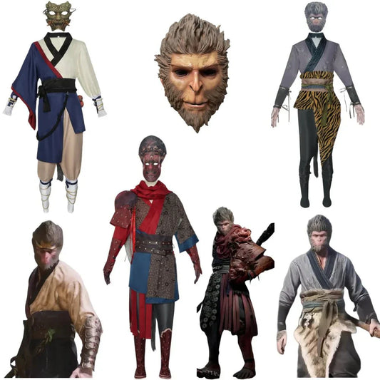Astricos Black Myth Wukong Cosplay Costume - The Destined Warrior's Outfit