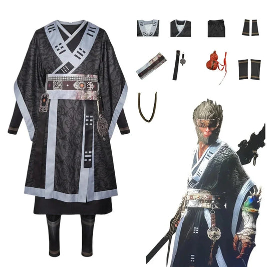 Astricos Black Myth Wukong Cosplay Yin-Yang Dharma Robe