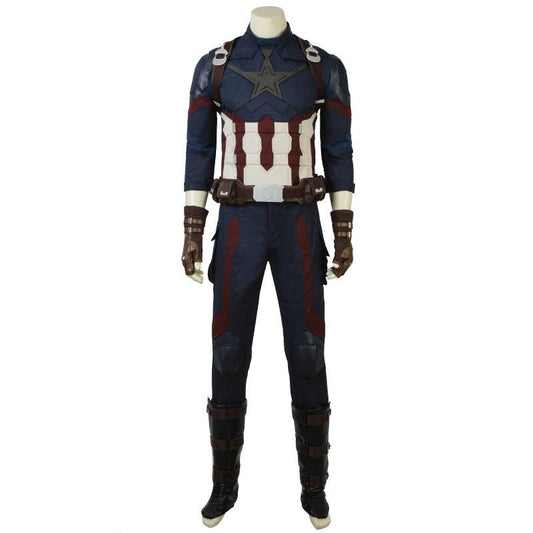 Captain America Steve Rogers Infinity War Cosplay Costume Prop