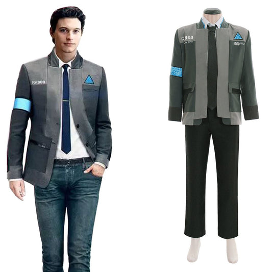 Connor RK800 Cosplay Outfit from Detroit Become Human