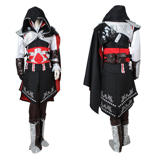 Ezio Assassin's Creed Cosplay Costume Full Outfit for Men