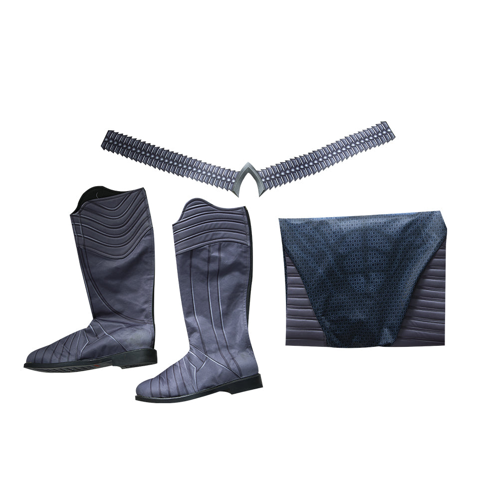 Halloweez Aquaman 2 Arthur Curry Cosplay Costume - Jumpsuit and Shoes for Halloween