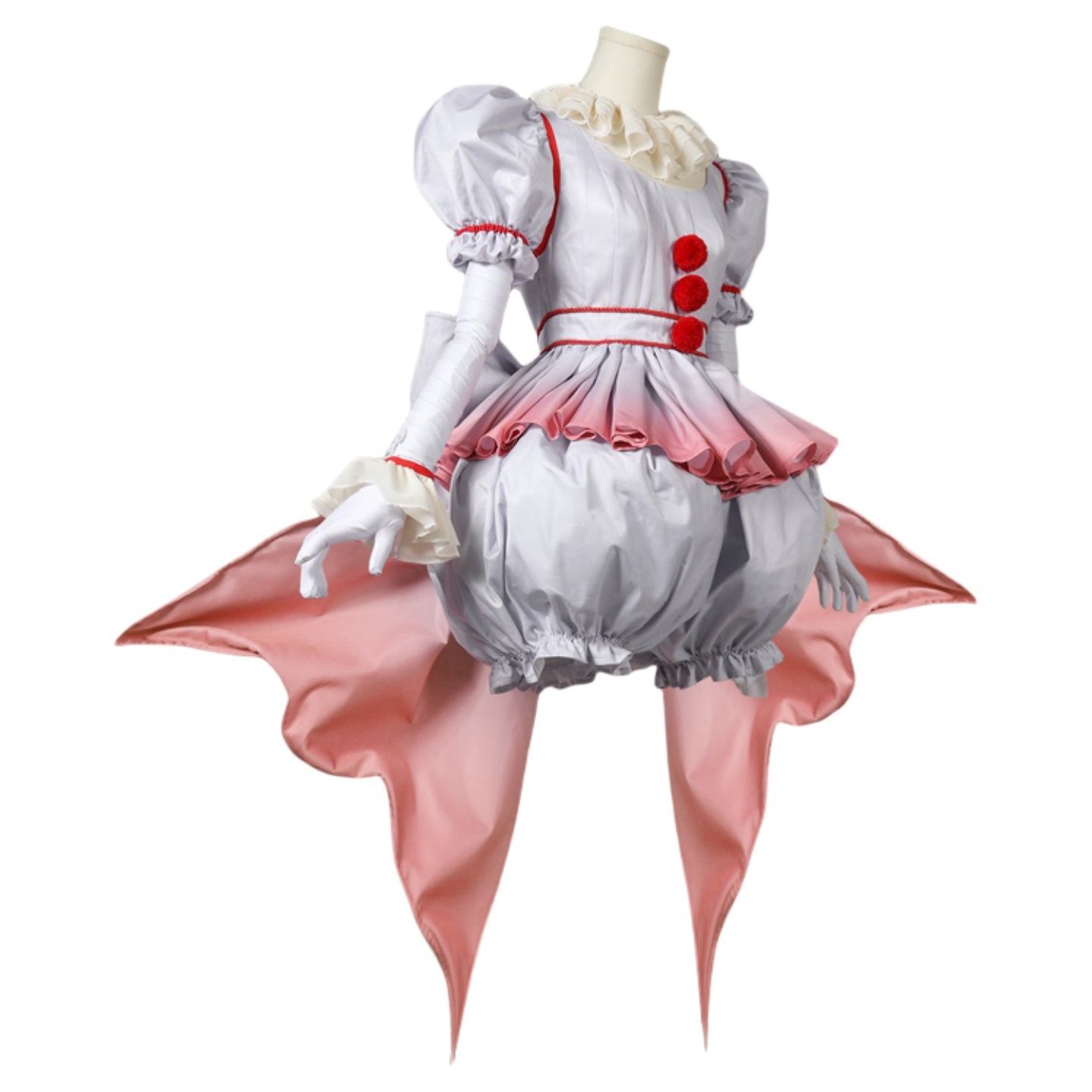 Pennywise Female Cosplay Costume from It (2017) Movie - High Quality Material - Halloweez
