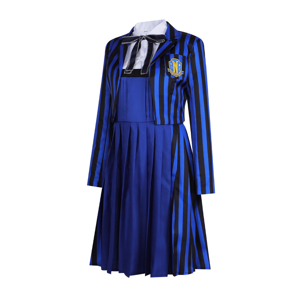 Wednesday Season 2 Enid Cosplay Costume - Addams Family Little Wolf Girl School Uniform Halloween Outfit - Halloweez