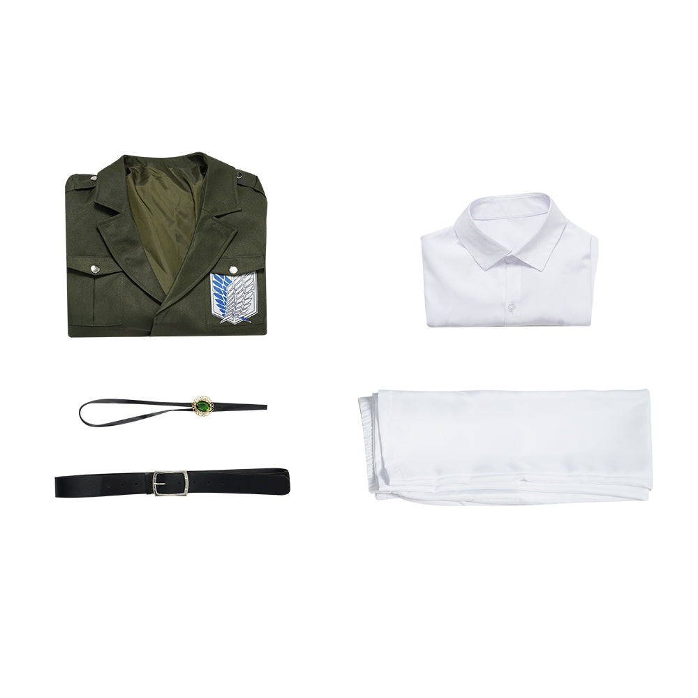 Halloweez Attack on Titan Survey Corps Uniform - Premium Cosplay Outfit for Anime Enthusiasts - Halloweez