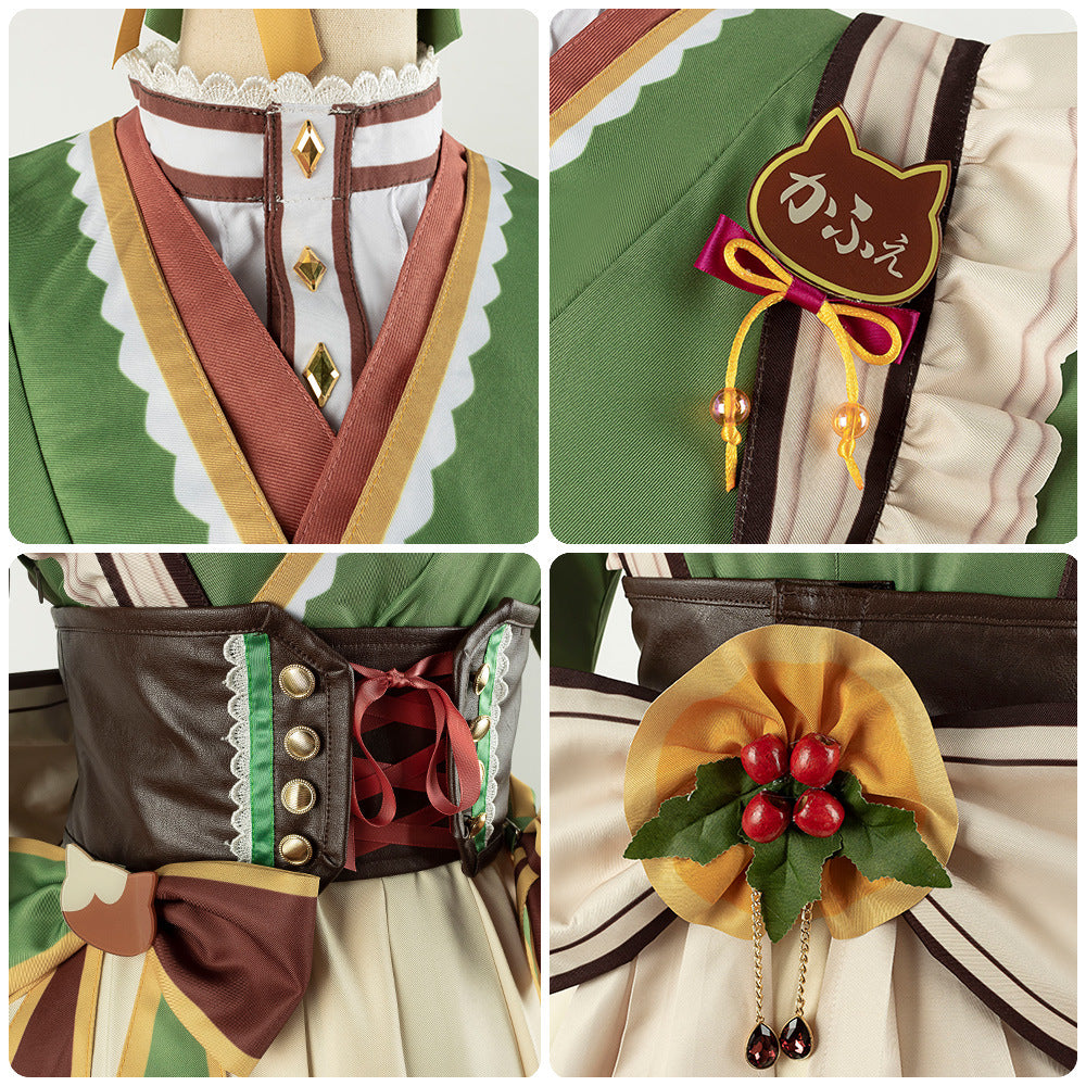 Manhattan Cafe Racing Outfit Anime Cosplay Dress for Uma Musume Pretty Derby Fans - Halloweez